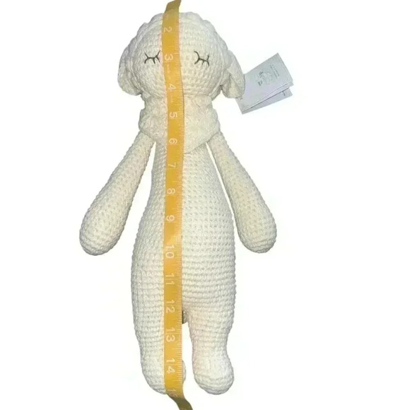Handmade Crochet Hand Knit Crocheted Poppy the Softie Sheep by Bobi Craft - Picture 4 of 6